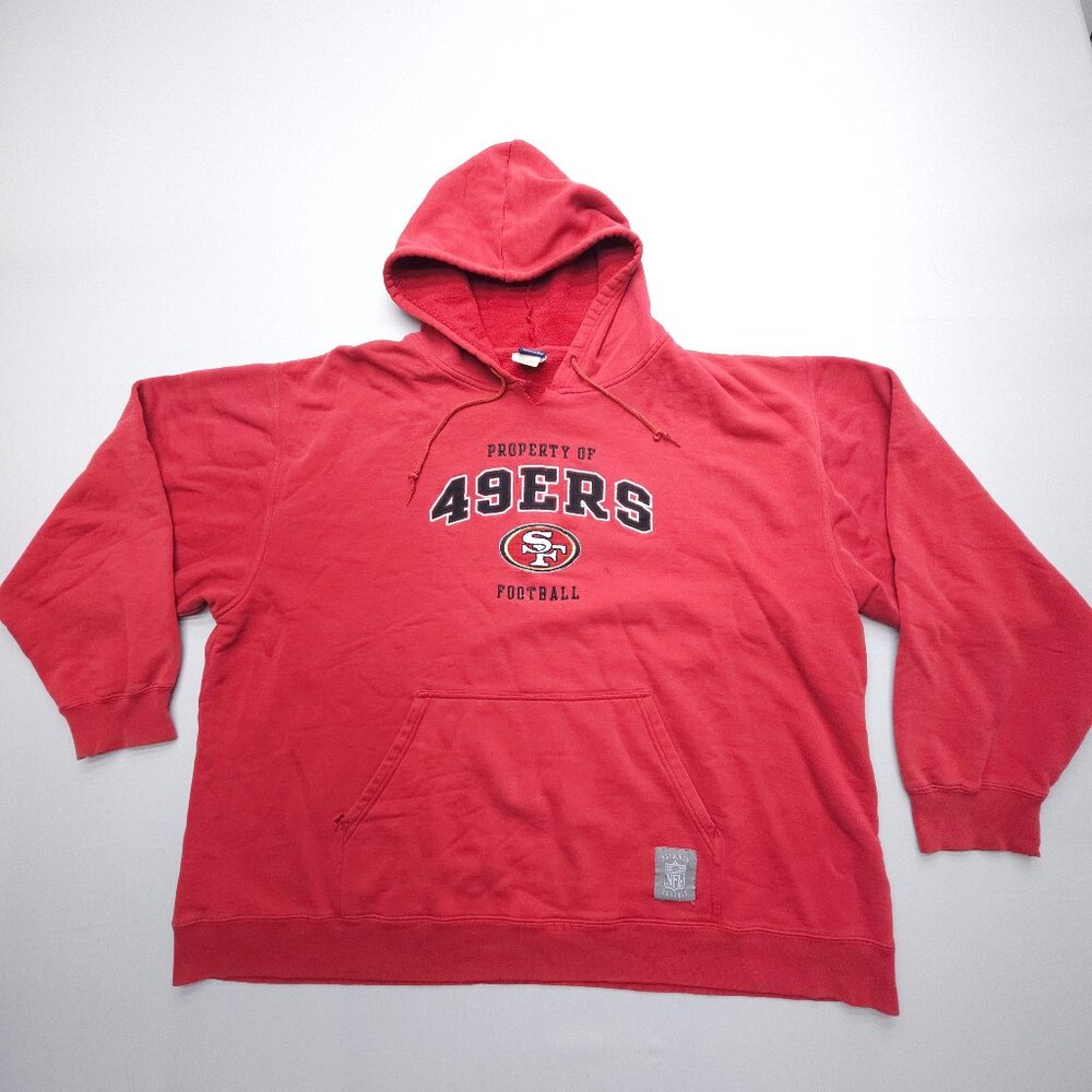 Vintage San Francisco 49ers Reebok Hoodie Mens 2XL